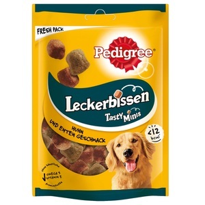Pedigree, Pedigree Leckerbissen - Kau-Happen Huhn (130 g), Pedigree Leckerbissen - 130 g Kau-Happen Huhn & Ente