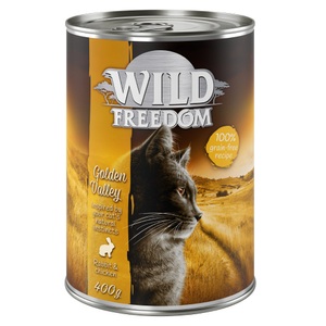 Wild Freedom, Wild Freedom Adult 6 x 400 g - Golden Valley - Kaninchen & Huhn, 5 + 1 gratis! Wild Freedom 6 x 400 g - Adult Golden Valley - Kaninchen & Huhn