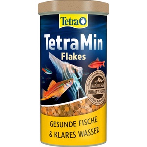 Tetra, TetraMin 1Liter Hauptfutter für alle Zierfische, Tetra TetraMin Flakes 1 l