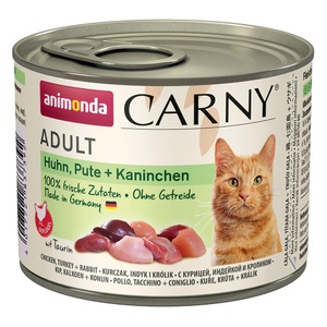 Animonda Carny, Animonda Carny Adult 6 x 200 g - Huhn, Pute & Kaninchen, Animonda Carny Adult 6 x 200 g - Huhn, Pute & Kaninchen