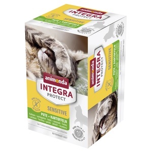 Animonda Integra, Animonda Integra Protect Adult Sensitive Schale 6 x 100 g - Pute & Kartoffel, Animonda Integra Protect Adult Sensitive Schale 6 x 100 g - Pute & Kartoffel
