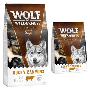 Wolf of Wilderness, Wolf of Wilderness ´´Rocky Canyons´´ - Rind - 12 kg, Wolf of Wilderness Sensitiv 