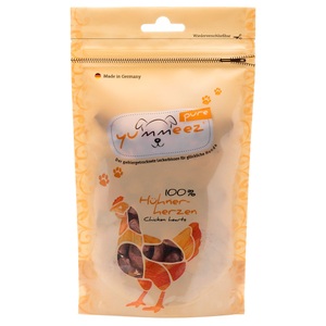 yummeez, Yummeez pure Hühnerherzen - 35 g, Yummeez Leckerli pure Hühnerherzen, 35 g