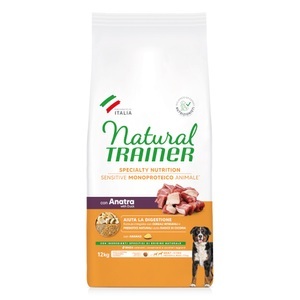 Trainer Natural Sensitive, Trainer Natural Sensitive No Gluten Adult Medium/Maxi mit Ente - 12 kg, Natural Trainer Sensitive Adult Medium & Maxi mit Ente - 12 kg