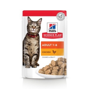 Hill´s Science Plan, Hill´s Science Plan Adult 1-6 Optimal Care 6 x 85 g - Huhn, Hill's Science Plan Adult - Huhn (12 x 85 g)
