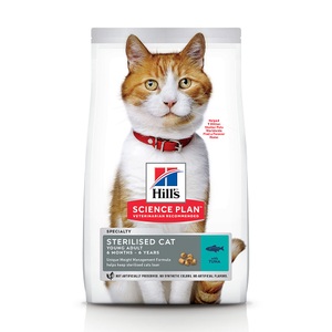 Hill´s Science Plan, Hill´s Science Plan Young Adult Sterilised Thunfisch - Sparpaket: 2 x 10 kg, Hill's Science Plan Trockenfutter Katze Adult, Sterilised Lachs 10 kg