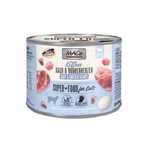MAC´s, Sparpaket MAC´s Cat 12 x 200 g - Kitten (Kalb & Hühnerherzen), MAC's Cat Kitten 6 x 200 g - Kitten Kalb & Hühnerherzen