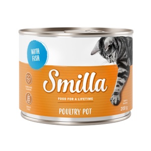 Smilla, Smilla Geflügeltöpfchen 6 x 200 g - zartes Geflügel mit Fisch, Smilla Geflügeltöpfchen 6 x 200 g - zartes Geflügel mit Fisch