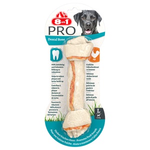 8in1, 8in1 Delights Pro Dental Kauknochen Huhn - L, 1 Stück (100 g), 8in1 Dental Delights Grösse L (85g)