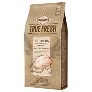 Carnilove True Fresh, Carnilove True Fresh Senior & Healthy Weight mit Huhn - Sparpaket: 2 x 11,4 kg, 