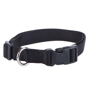 Hunter, Hunter Set: Halsband Ecco Sport + Hundeleine, schwarz - Halsband Größe L + Leine 110 cm / 15 mm, Hunter Halsband Ecco Sport Vario Basic, schwarz - Gr.L: 41 - 65 cm Halsumfang, B 25 mm