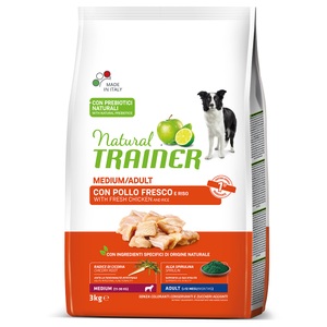 TRAINER, Trainer NATURAL Adult Medium CR & A 3kg, Natural Trainer Adult Medium mit Huhn - 3 kg