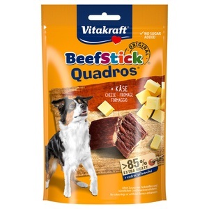 Vitakraft, Vitakraft Beef-Stick Quadros Käse, Vitakraft Rind Stick Quadros 70 g - Käse