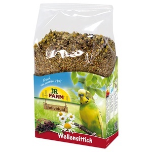 JR Birds, 2 x 1 kg / 950 g JR Farm Individual + Kolbernhirse 250 g gratis! - 2 x 1 kg Wellensittich, JR Farm Individual Wellensittich - 1 kg