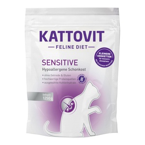 Kattovit, 1,25 kg Kattovit Trockenfutter Spezialdiät zum Sonderpreis! - Sensitive, KATTOVIT Feline Diet Sensitive 1.25 kg