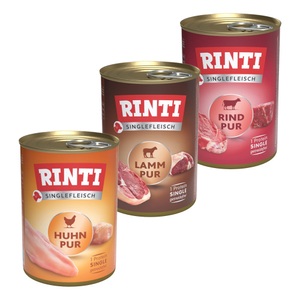 RINTI, RINTI Singlefleisch 6 x 400 g - Lamm pur, Rinti Singlefleisch Lamm pur (400g)