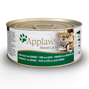 Applaws, Applaws Katzenfutter Sparpaket 24 x 70 g - Thunfischfilet & Seetang (in Brühe), Applaws in Brühe 6 x 70 g - Thunfischfilet & Seetang