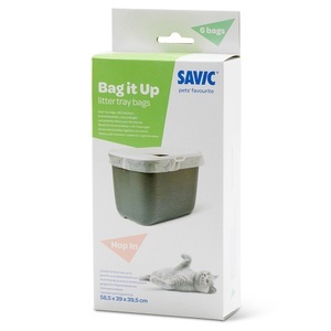 savic, Savic Katzentoilette Hop In - Bag it Up Litter Tray Bags, Hop In, 1 x 6 Stück, Savic Katzentoilette Hop In - Bag it Up Litter Tray Bags, Hop In, 1 x 6 Stück
