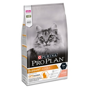 Pro Plan, Pro Plan Elegant Adult reich an Lachs - 1,5 kg, ProPlan Derma Plus Trocken-Katzenfutter Lachs