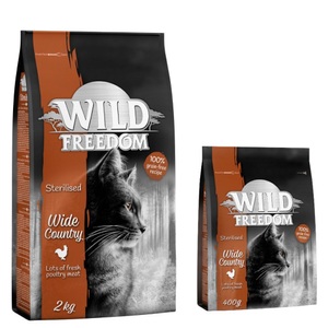 Wild Freedom, Sparpaket Wild Freedom Trockennahrung 3 x 2 kg - Sterilised Wide Country - Geflügel, Wild Freedom Adult 