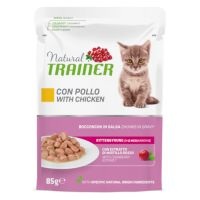 TRAINER, Trainer Feline Natural Kitten Pouch 85g, Trainer Nassfutter Kitten Huhn 85g im Beutel