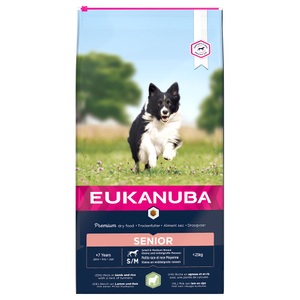 Eukanuba, Eukanuba Mature & Senior Lamm & Reis - Sparpaket: 2 x 12 kg, Eukanuba Senior Small & Medium Breed Lamm & Reis - 12 kg