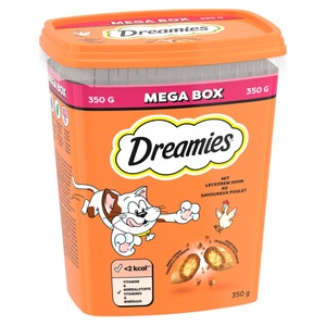 Dreamies, Dreamies - Tub mit Huhn - 2x 350 g, Dreamies Mega Box 350g Huhn