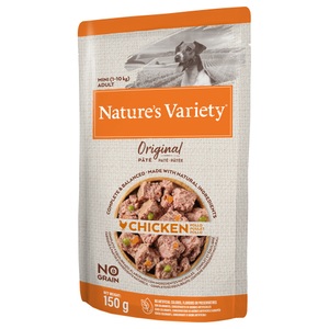Megapack Nature's Variety Original Paté No Grain Mini 8 x 150 g - Huhn