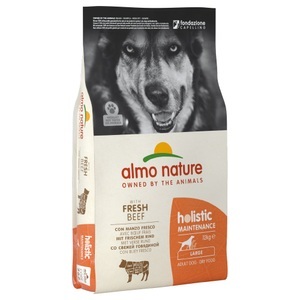 Almo Nature Holistic, Sparpaket: 2 x 12 kg Almo Nature Holistic Hundefutter - Adult Rind & Reis Large, 1 kg gratis! Almo Nature Holistic Adult Trockenfutter 12 kg - Rind & Reis Large