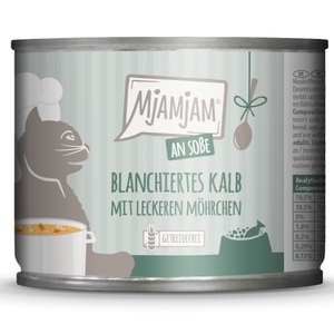MjAMjAM, MjAMjAM an Sosse 6 x 185 g - blanchiertes Kalb mit leckeren Möhrchen, MjAMjAM an Sosse 6 x 185 g - blanchiertes Kalb mit leckeren Möhrchen