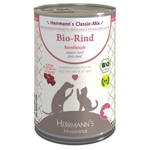 Herrmanns, Herrmann´s Reinfleisch 1 x 400 g - Bio Rind Pur, 