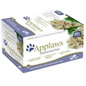 Applaws, Applaws Cat Pot Selection Probierpack 8 x 60 g - Hühnchenauswahl, Applaws Cat Pot Probierpack 8 x 60 g - Hühnchenauswahl