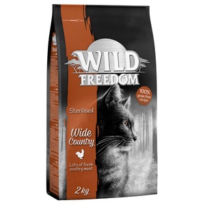 Wild Freedom, Sparpaket Wild Freedom Trockennahrung 3 x 2 kg - Sterilised Wide Country - Geflügel, Wild Freedom Adult 