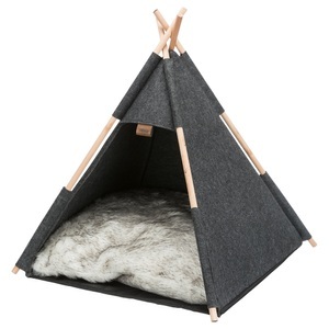 Trixie, Trixie Kuschelhöhle Tipi 55×65×55cm, Trixie Höhle Tipi - anthrazit