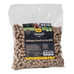Canibit, Caniland Soft Strauß-Happen getreidefrei - 540 g, Caniland Soft Strauss-Happen getreidefrei - 540 g