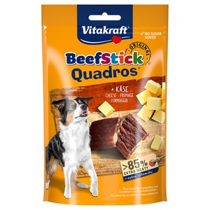 Vitakraft, Vitakraft Beef-Stick Quadros Käse, Vitakraft Beef Stick Quadros 70 g - Käse