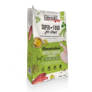 MAC´s, MAC's Mono Kaninchen - 3 kg, MAC's Dog Mono Adut Trockenfutter Kaninchen 3 kg