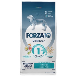 Forza10 Diet Dog, Forza 10 Medium Diet mit Fisch - 12 kg, Forza 10 Medium Diet mit Fisch - 12 kg
