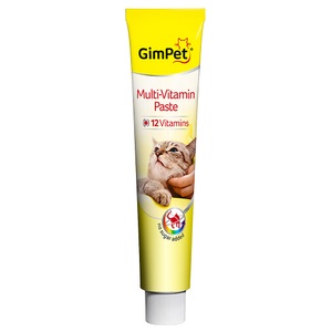 GimCat, Super-Sparpaket: 4 x 200 g GimCat Katzenpaste - Multi-Vitamin, Gim Cat MultiVitamin (200g) - kurzes Ablaufdatum