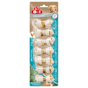 8in1, 8in1 Delights Pro Dental Kauknochen Huhn - XS, 21 Stück (252 g), 8in1 Pro Dental Kauknochen Huhn - 252 g, 21 Stück (Grösse XS)