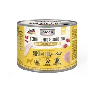 MAC´s, Sparpaket MAC´s Cat 12 x 200 g - Geflügel & Cranberry, MAC´s Cat 6 x 200 g - Geflügel, Rind & Cranberry