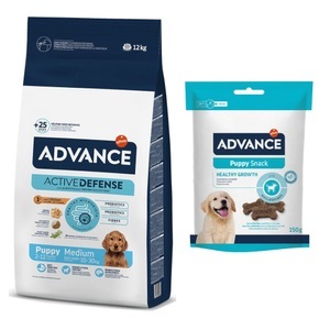 Advance, Advance Puppy Medium Huhn und Reis (Hunde , Hundefutter , Trockenfutter) 12 Kg, Advance Medium Puppy Protect - 12 kg
