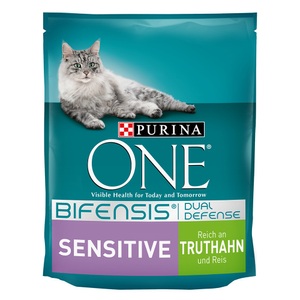 Purina One, Purina ONE Sensitive - 800 g, Purina ONE Trockenfutter Sensitive Truthahn & Reis, 800 g
