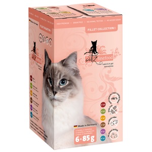 catz finefood, catz finefood Fillets Probierpaket 6 x 85 g - Probierpaket, catz finefood Fillets Probierpaket 6 x 85 g - Mixpaket (6 Sorten)
