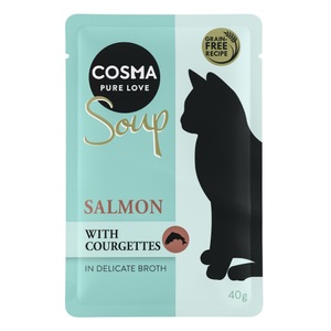 Cosma, Cosma Soup 12 x 40 g Lachs mit Zucchini, Cosma Soup 12 x 40 g - Lachs mit Zucchini