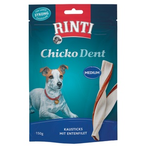 RINTI, RINTI Chicko Dent Strong - M: 150 g, Rinti Chicko Dent Ente für Hunde (150g)