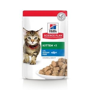Hill´s Science Plan, Sparpaket Hill´s Science Plan Frischebeutel 24 x 85 g - Kitten Seefisch, Hill's Science Plan Kitten - 12 x 85 g Seefisch