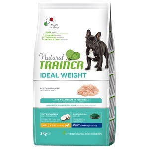 Trainer Natural Dog, Trainer Natural Weight Care Small & Toy - 2 kg, Natural Trainer Light in Fat Adult Small & Toy mit Pute - 2 kg