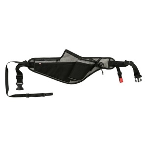 Trixie, TRIXIE Hunde-Jogginggürtel mit Leine Grau und Schwarz, Trixie Jogginggurt mit Leine - grau/schwarz - Gurt: 70 ? 130 cm, Leine: 115 ? 150 cm / 20 mm