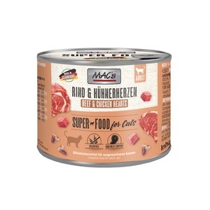 MAC´s, MAC´s Cat 6 x 200 g - Rind & Hühnerherzen, MAC´s Cat 6 x 200 g - Rind & Hühnerherzen